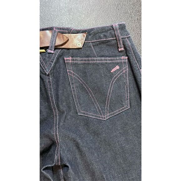 Dolce & Gabbana Women's Bootcut Jeans Casual Blue Denim Dark Wash Size 28x42 - Picture 13 of 15